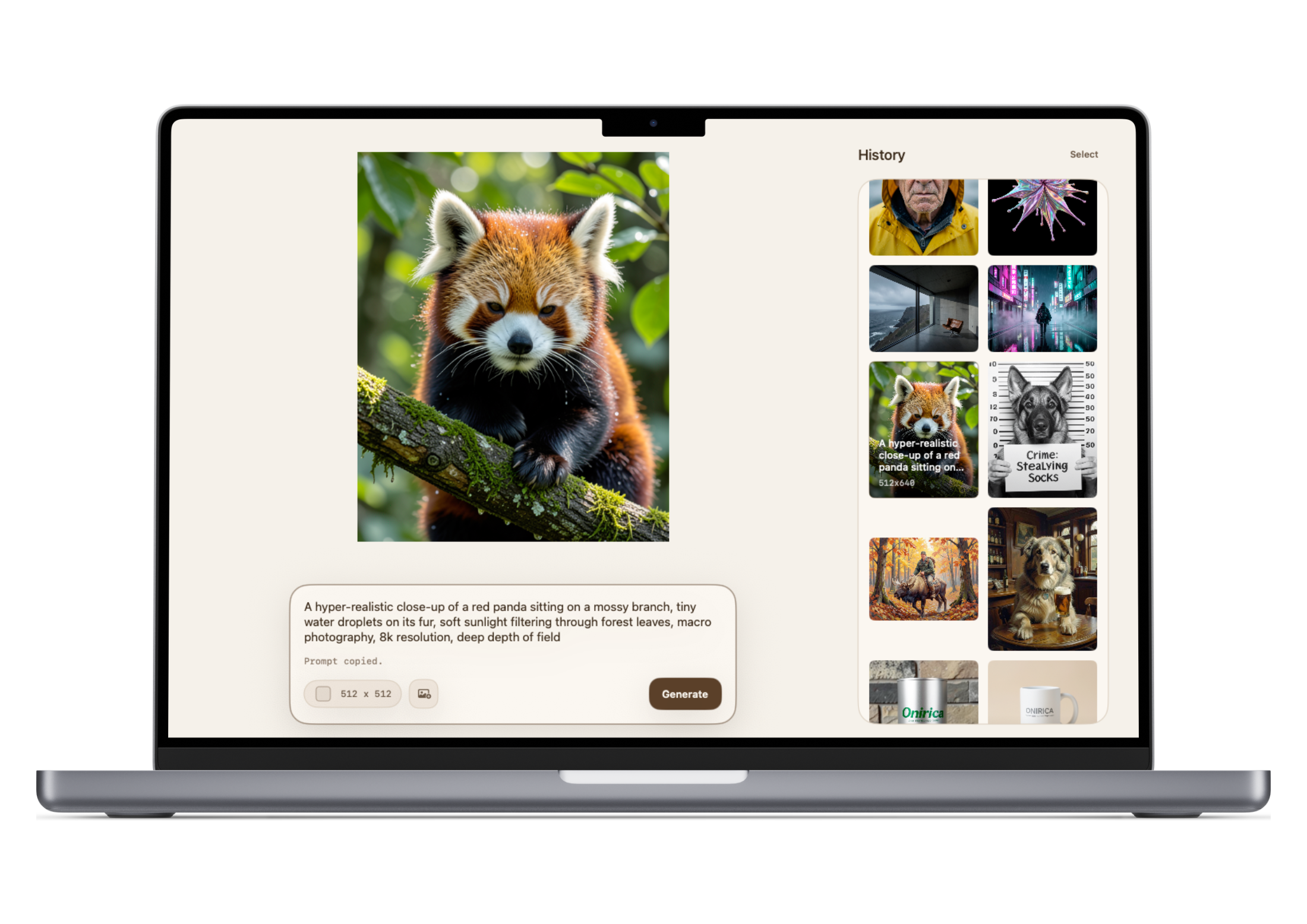 app screen